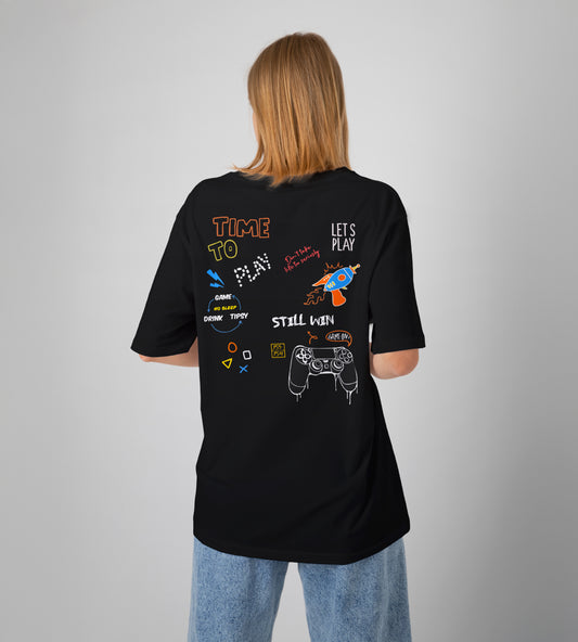 Time To Play Oversized T-Shirt