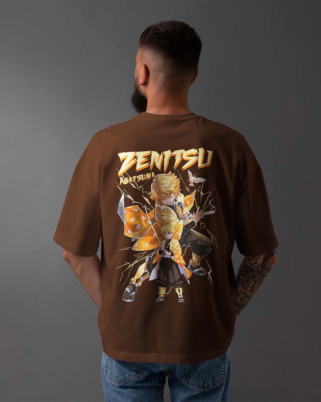 Zenitsu Demon Slayer Oversized T-Shirt