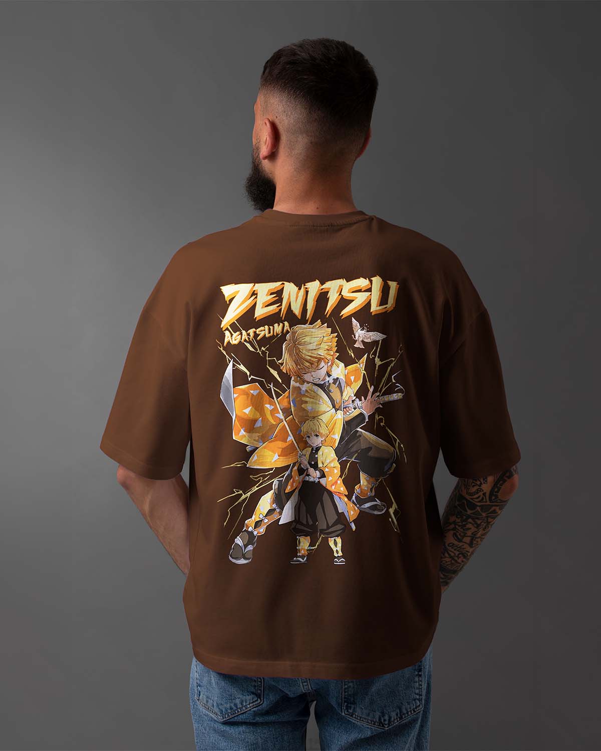 Zenitsu Demon Slayer Oversized T-Shirt