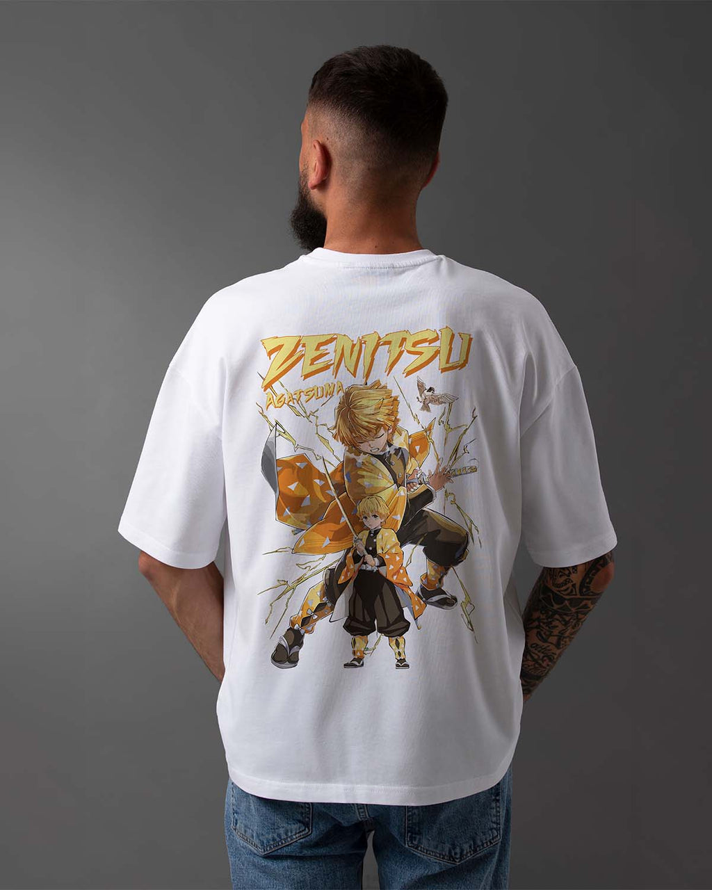 Zenitsu Demon Slayer Oversized T-Shirt