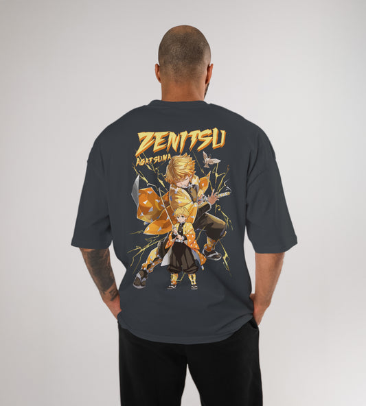 Zenitsu Agatsuma Demon Slayer Oversized T-Shirt