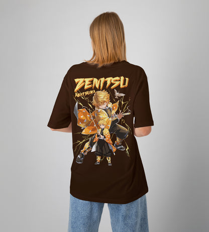 Zenitsu Agatsuma Demon Slayer Oversized T-Shirt